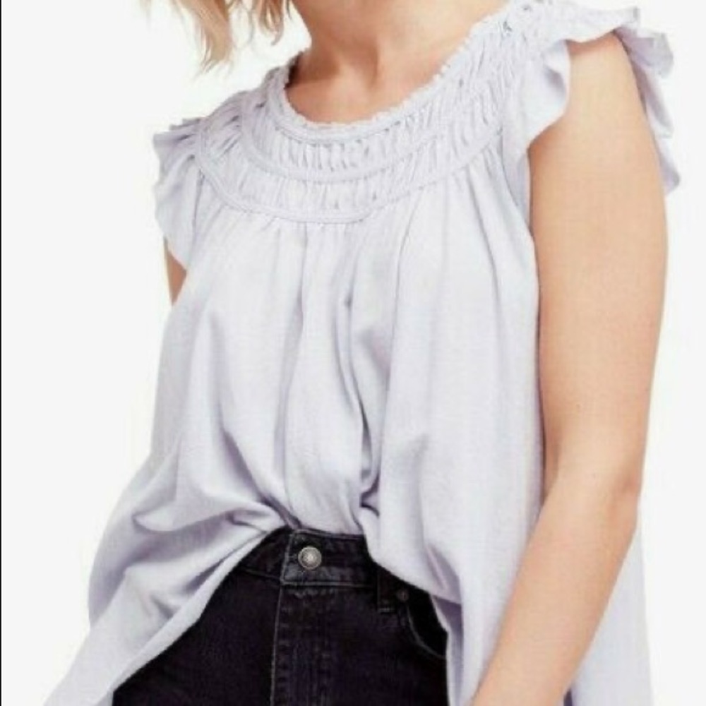 We the Free by Free People Coconut Gathered Top